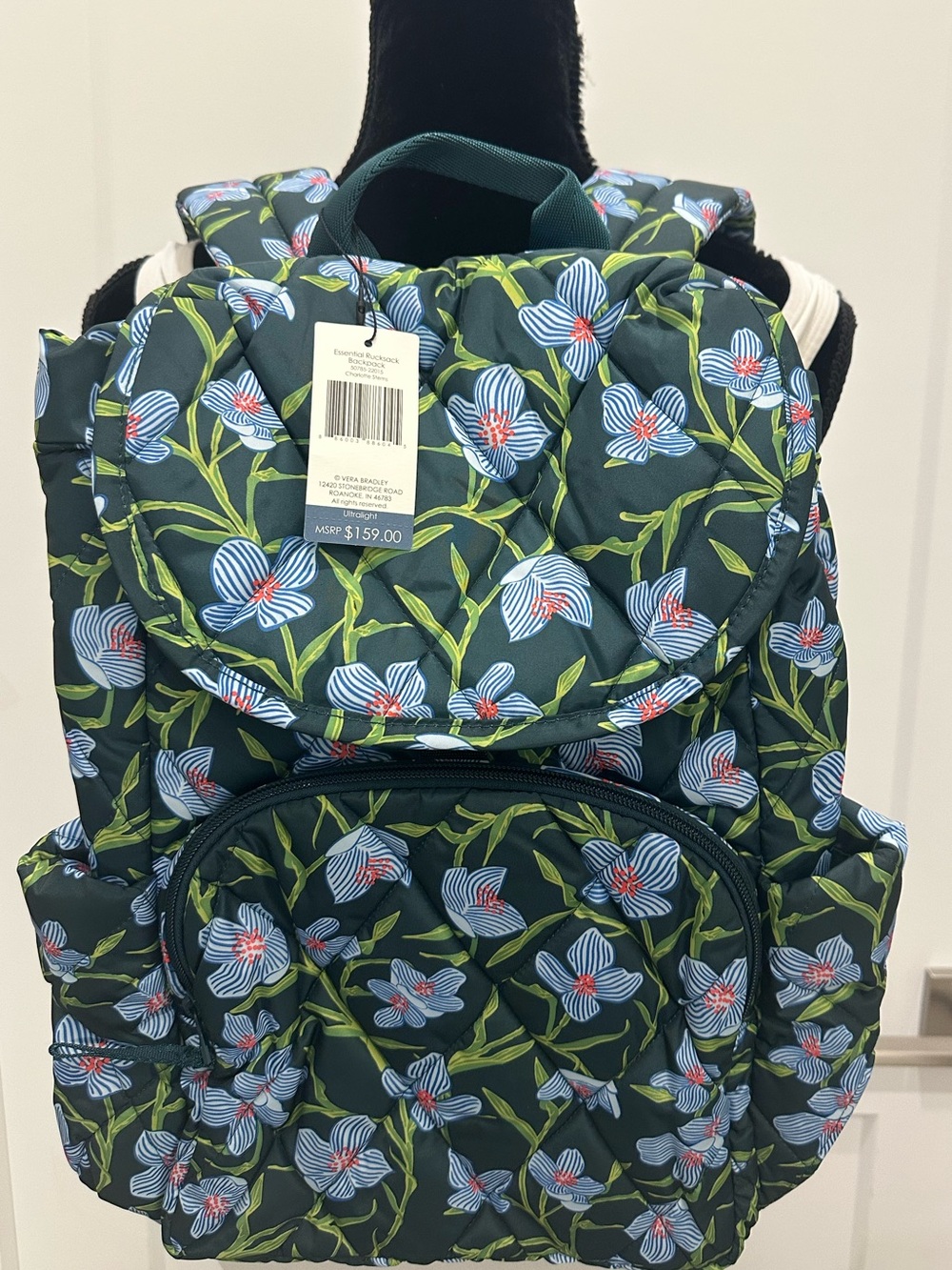 Vera Bradley Ultralight Essential Rucksack Backpack NWT